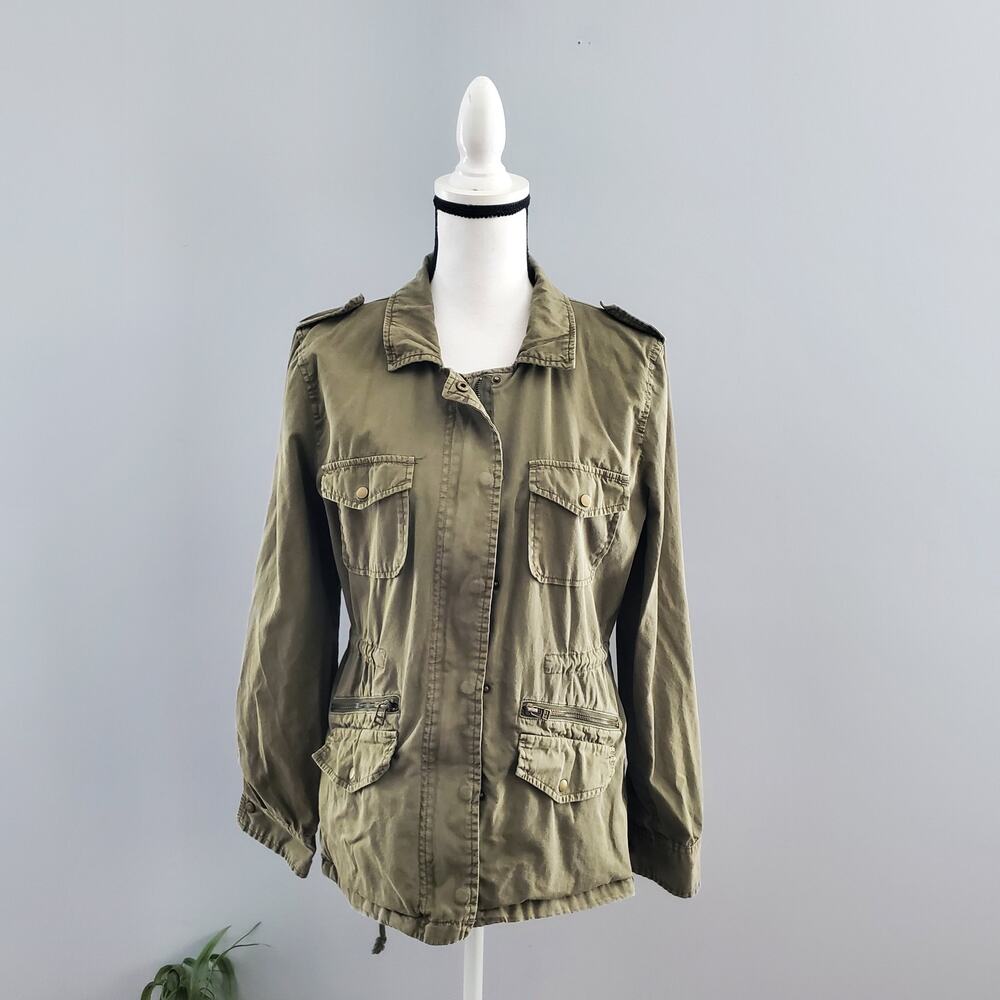 Lily Aldridge For Velvet Ruby Military Inspired Jacket M